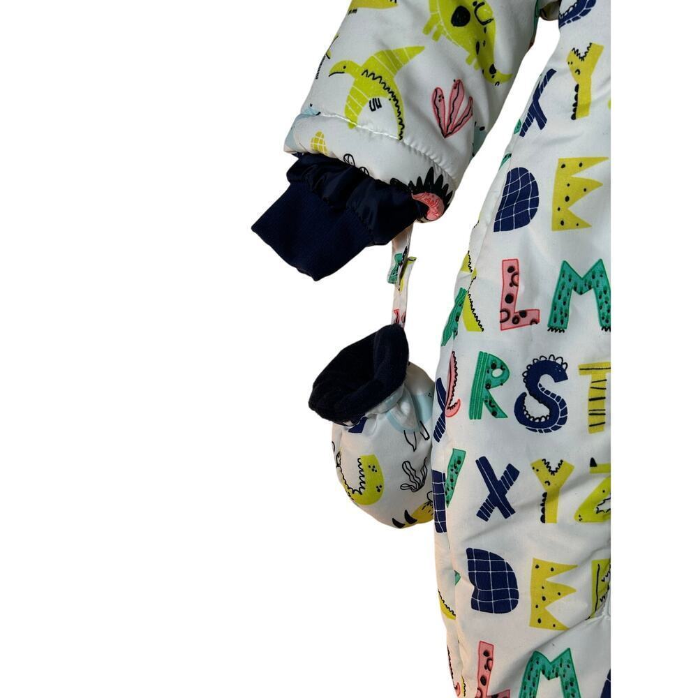 VINE Boy’s Dinosaur & Alphabet Snowsuit / Size: 18-24 Months - Picture 6 of 12